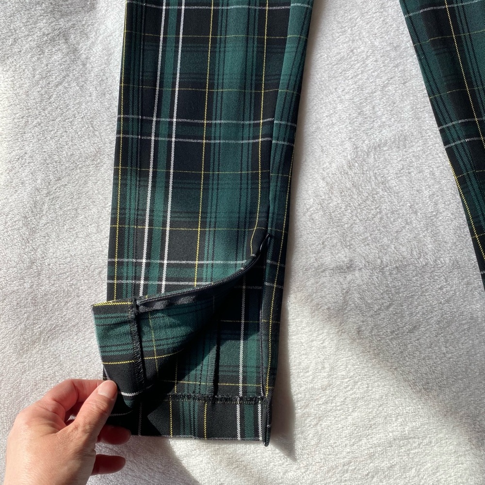 Ann Taylor Petite High Waist Audrey Pant in Plaid, Size OP, MSRP $109 - Picture 8 of 16